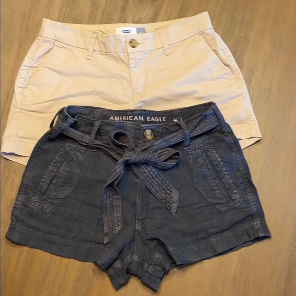 2 pair of shorts